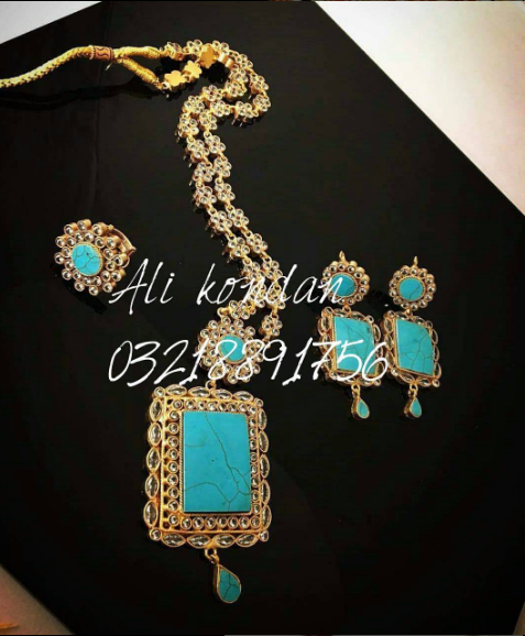 Mala set farshi kundan