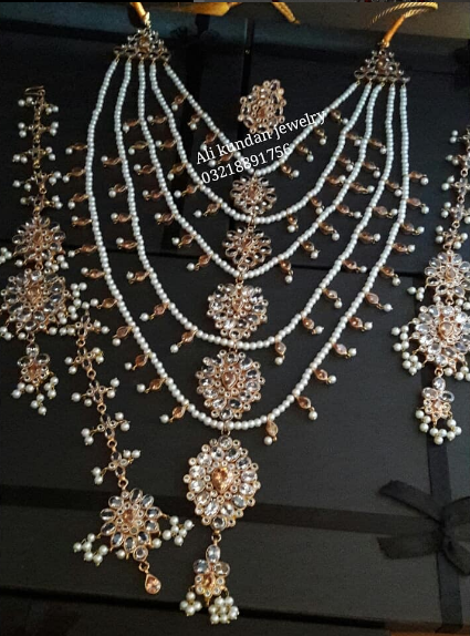 Haar set Farshi kundan