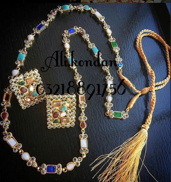 Mala set farshi kundan